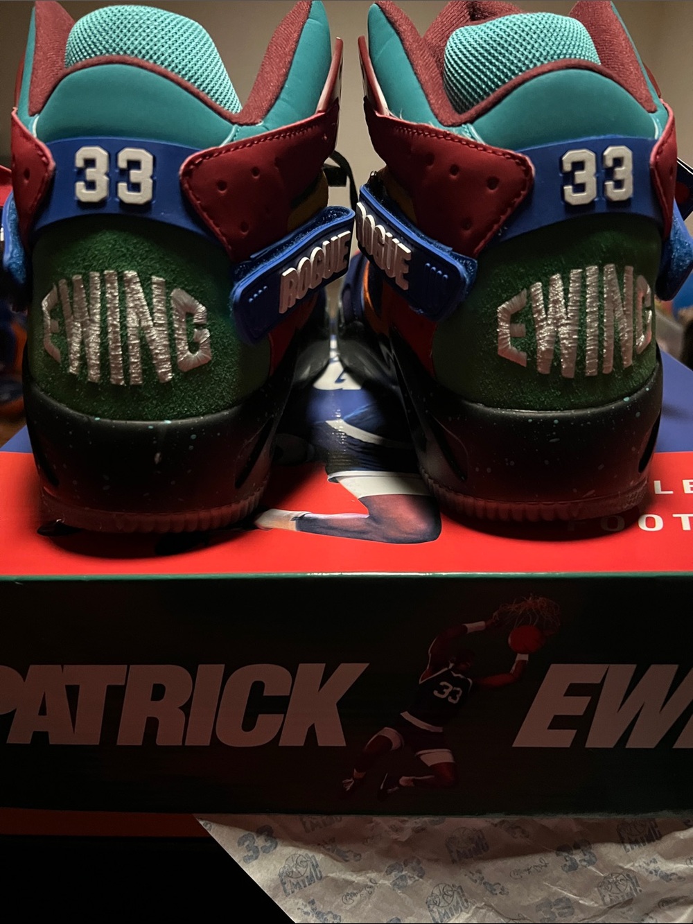 Ewing Rogue Colorblock Basketball Sneakers Sz 14 - Picture 5 of 7